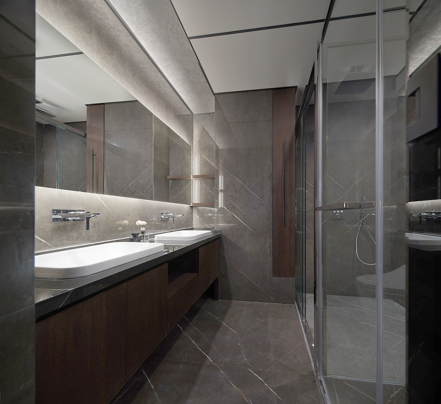 优雅轻奢的 101㎡平层设计丨中国福州丨福州上行维度设计有限公司-55