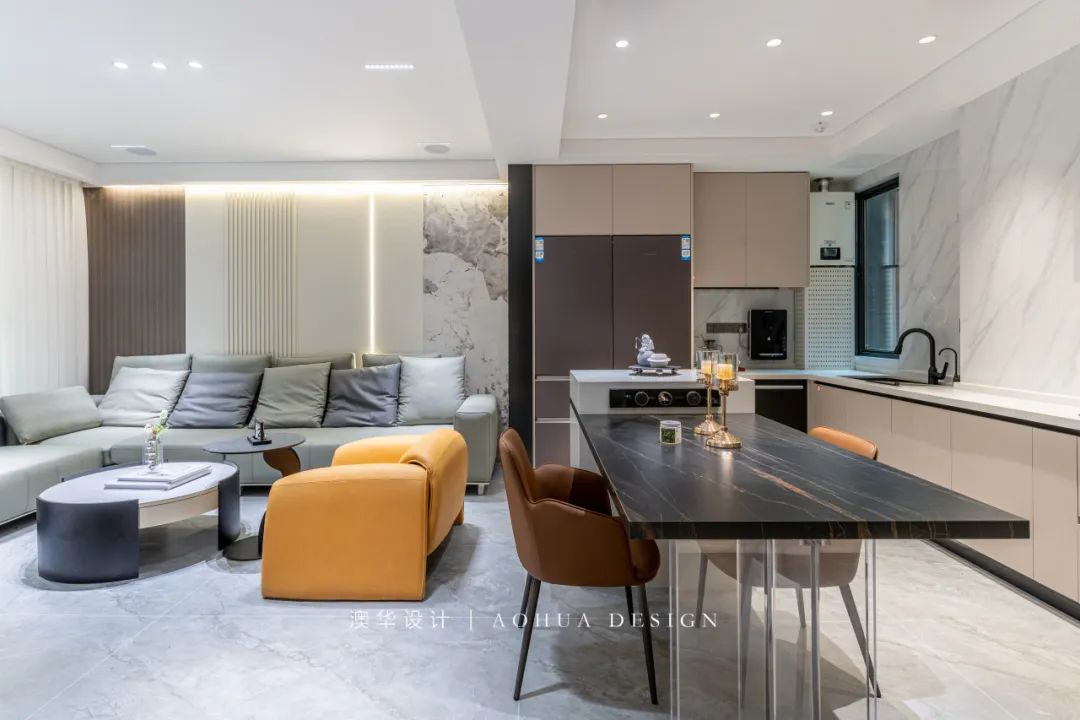 澳华大宅 · 现代简约叠墅设计丨澳华设计师张新发-25