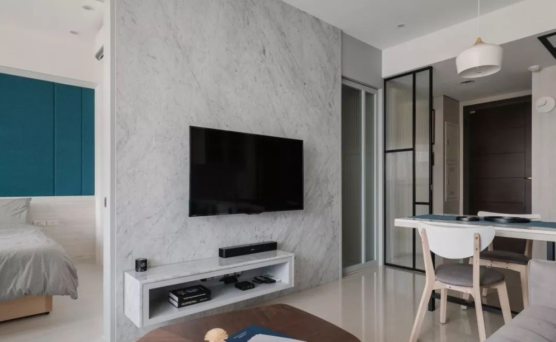 《理智与情感》 | 70 平现代风住宅,明亮色彩与优雅气质的完美融合-10