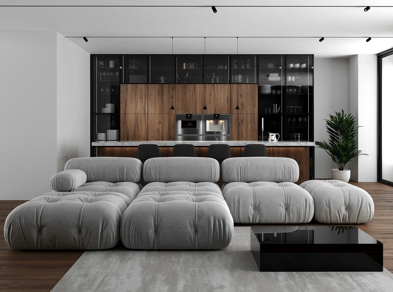 原木+高级黑 精致的设计超有格调！-12