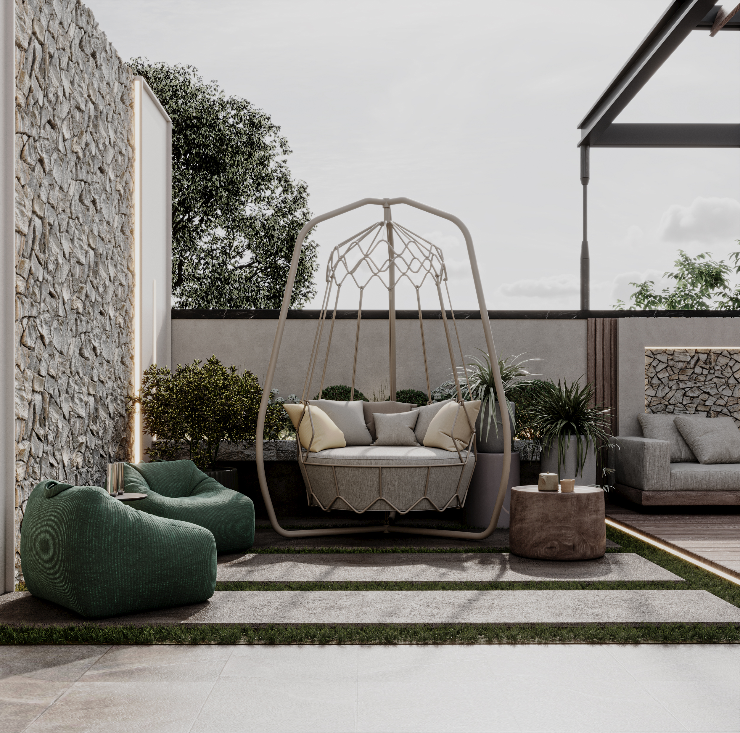 现代花园和屋顶设计-6