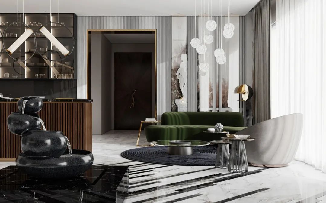 现代奢华室内设计丨埃及设计师 Mahi Soliman-30