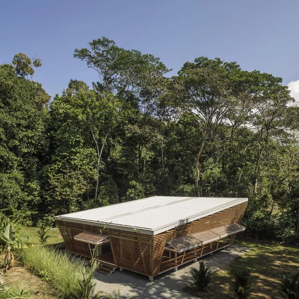 热带雨林中的环保小屋-3