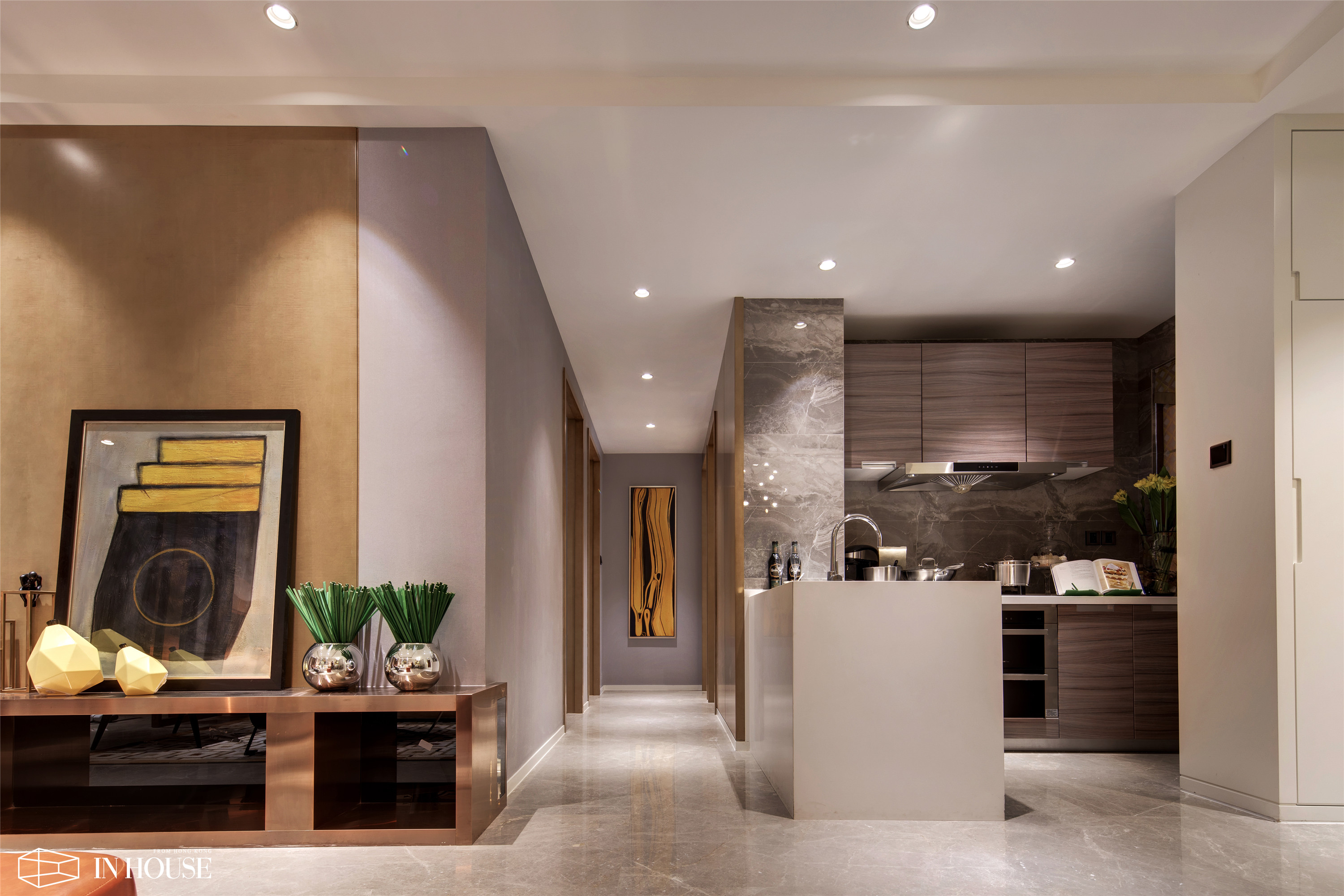 融创中新国际城95㎡样板间软装设计——INHOUSE设计-9