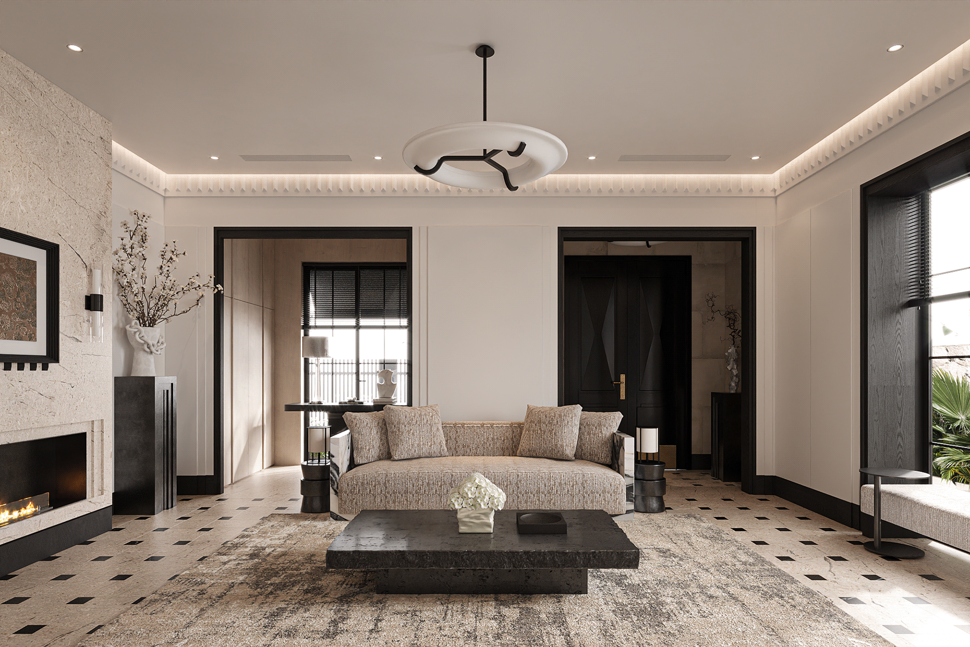 LIVINGROOM - VINHOMES HARMONY-2