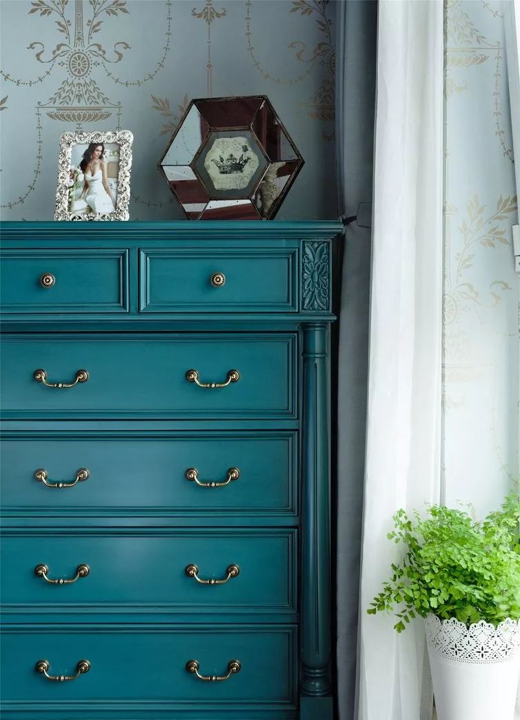 美式混搭风家居设计 | 公共区域棕色调，书房中式风-9