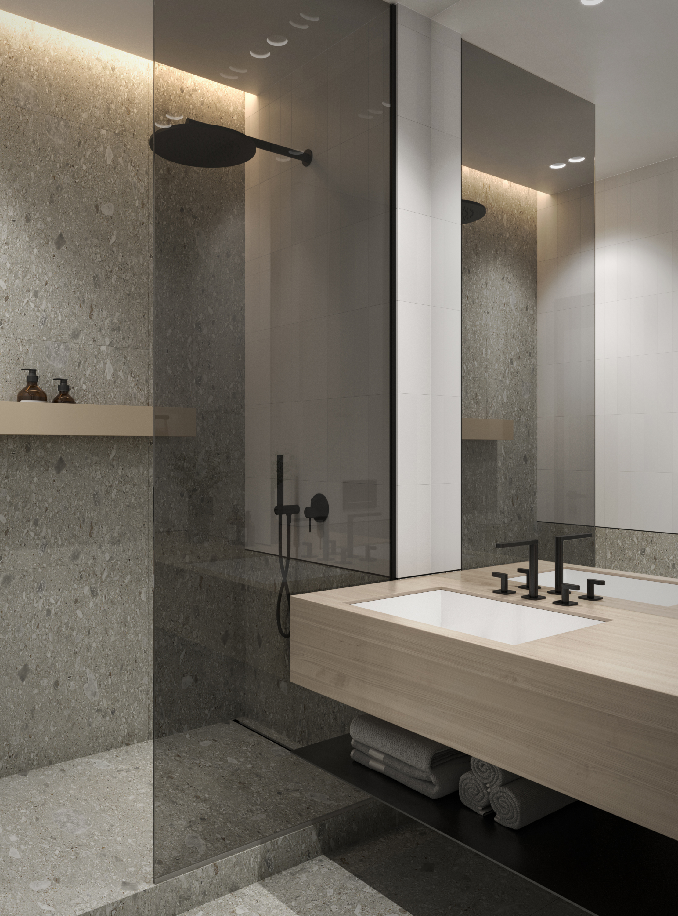 室内 4 间浴室套装-4