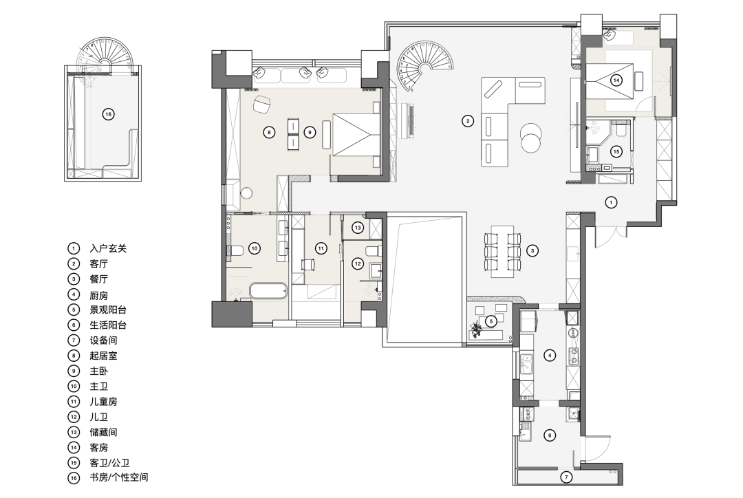 云端鸟瞰山城天际线的家丨中国重庆丨耕好设计-75