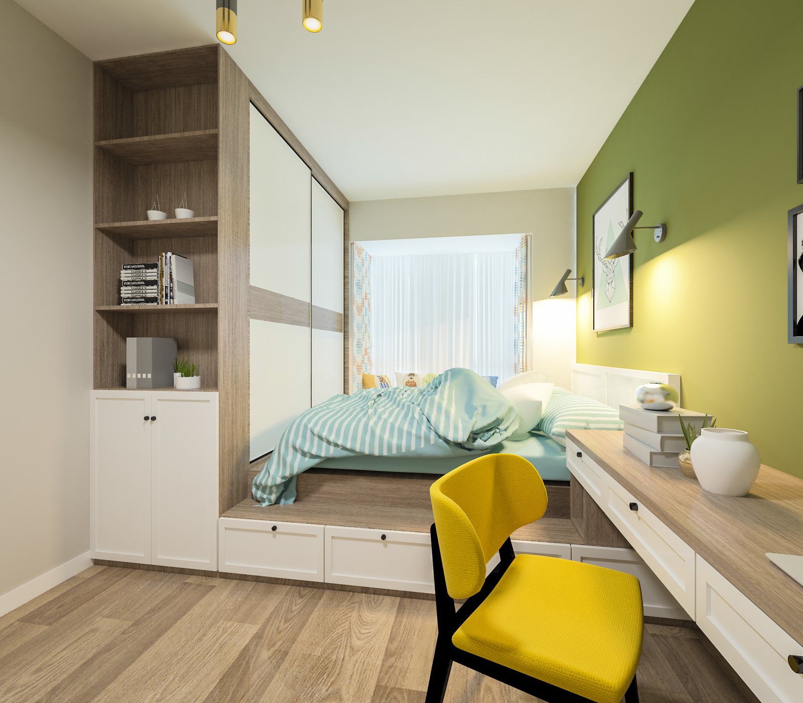 70㎡一家三口温馨之家-9