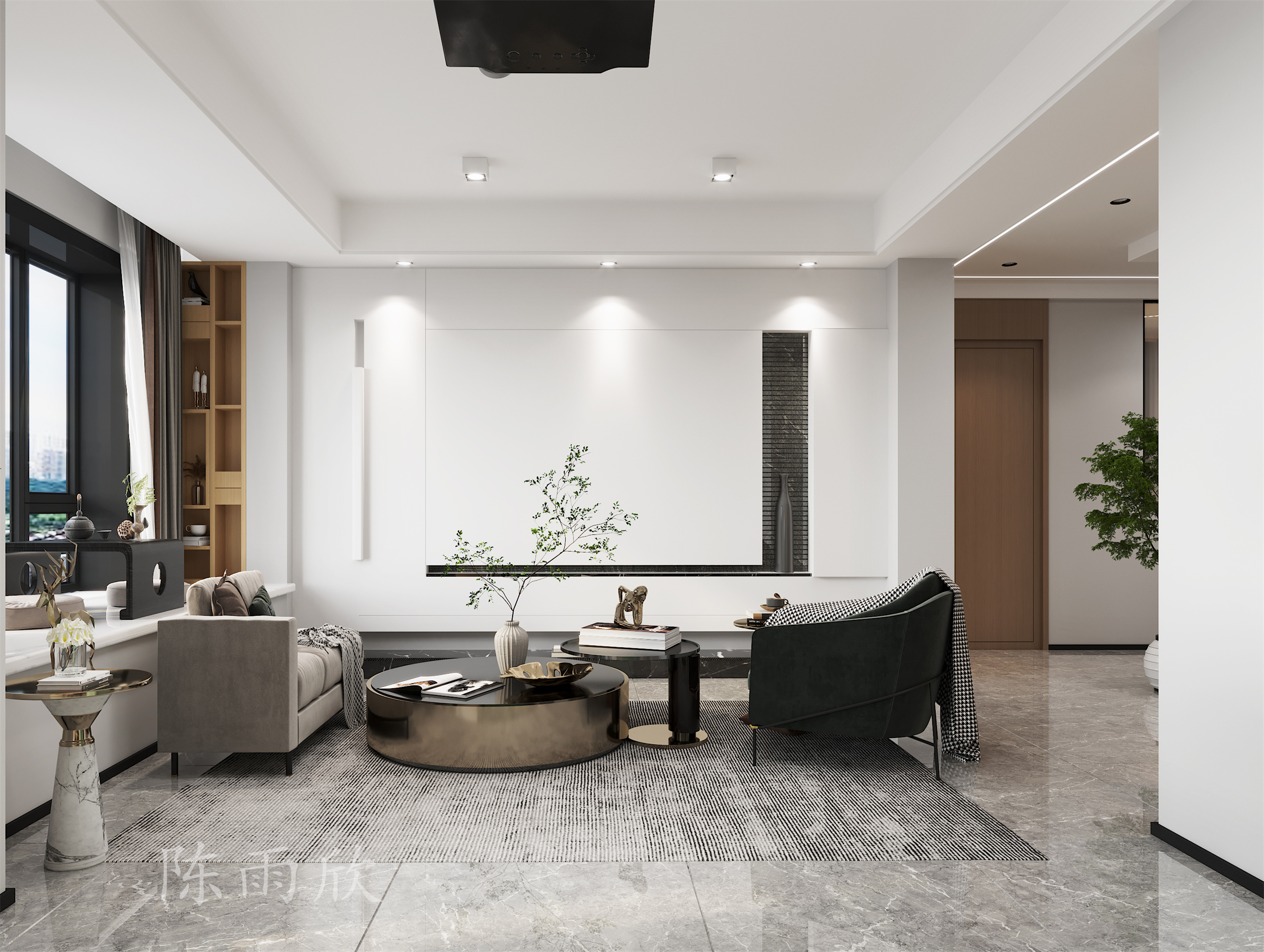 现代时尚大方的居家空间设计-6