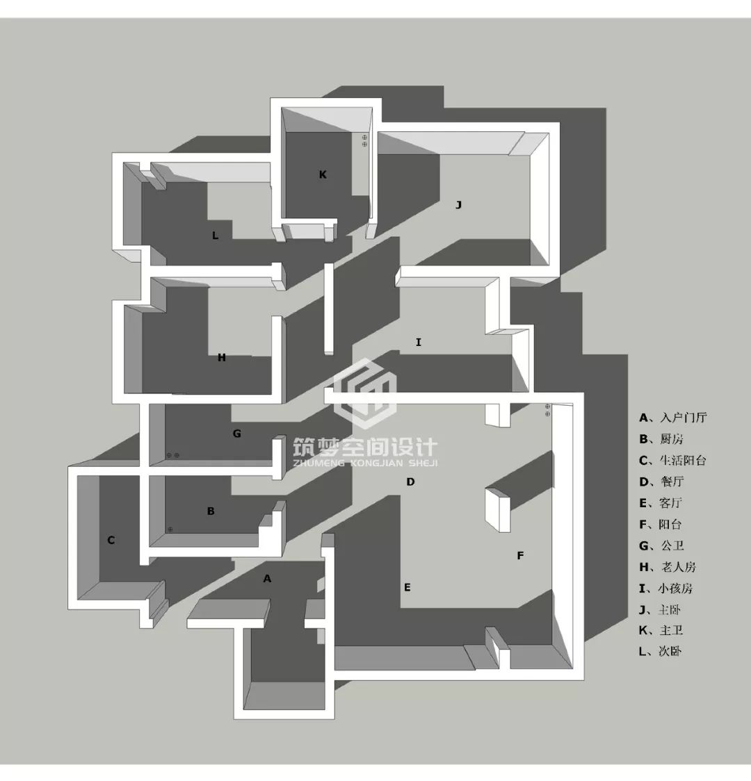 湖南株洲 142㎡美式四口之家，温馨梦幻空间设计-1
