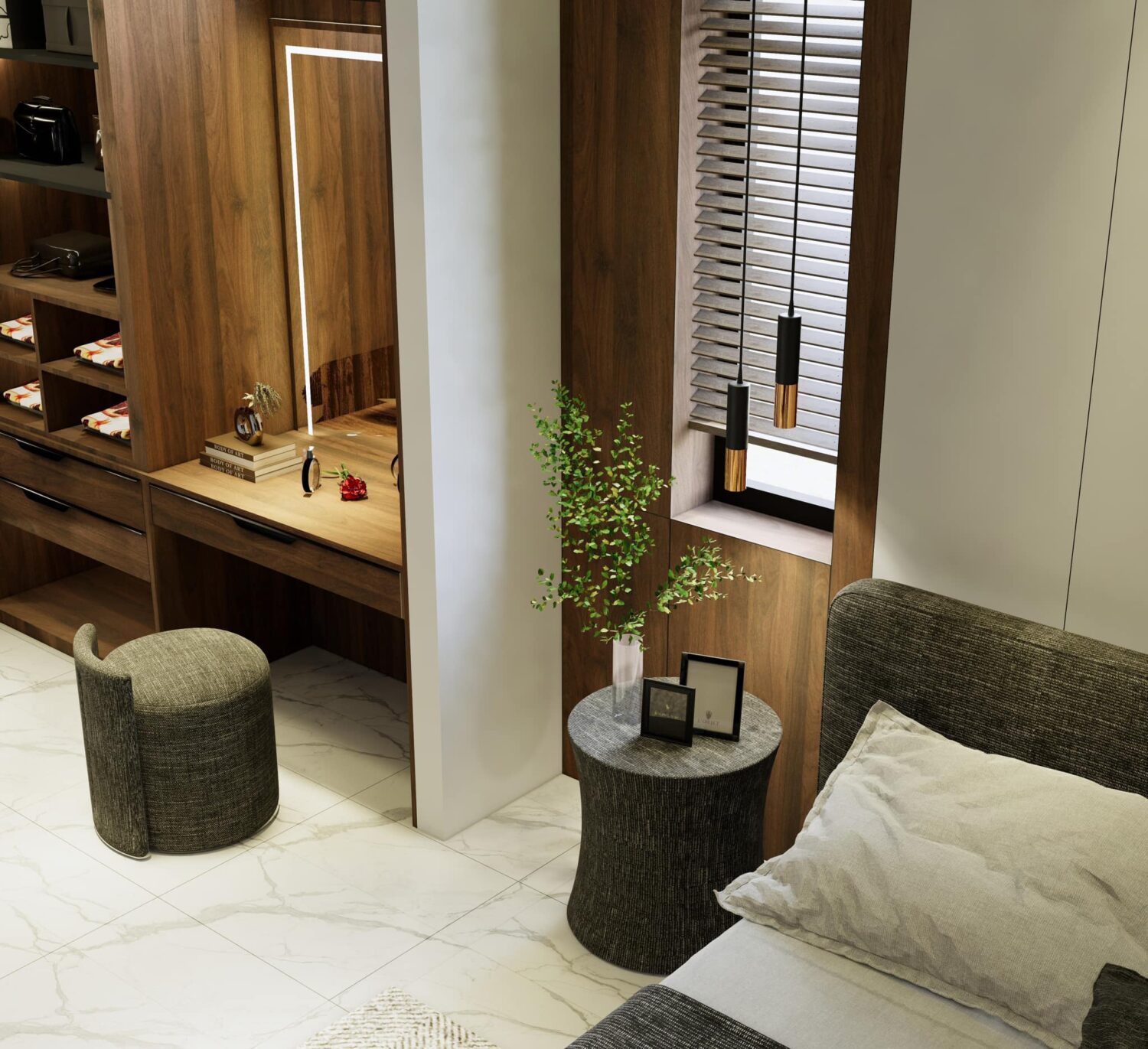 Sketchup卧室室内模型丨Kim Phong-3