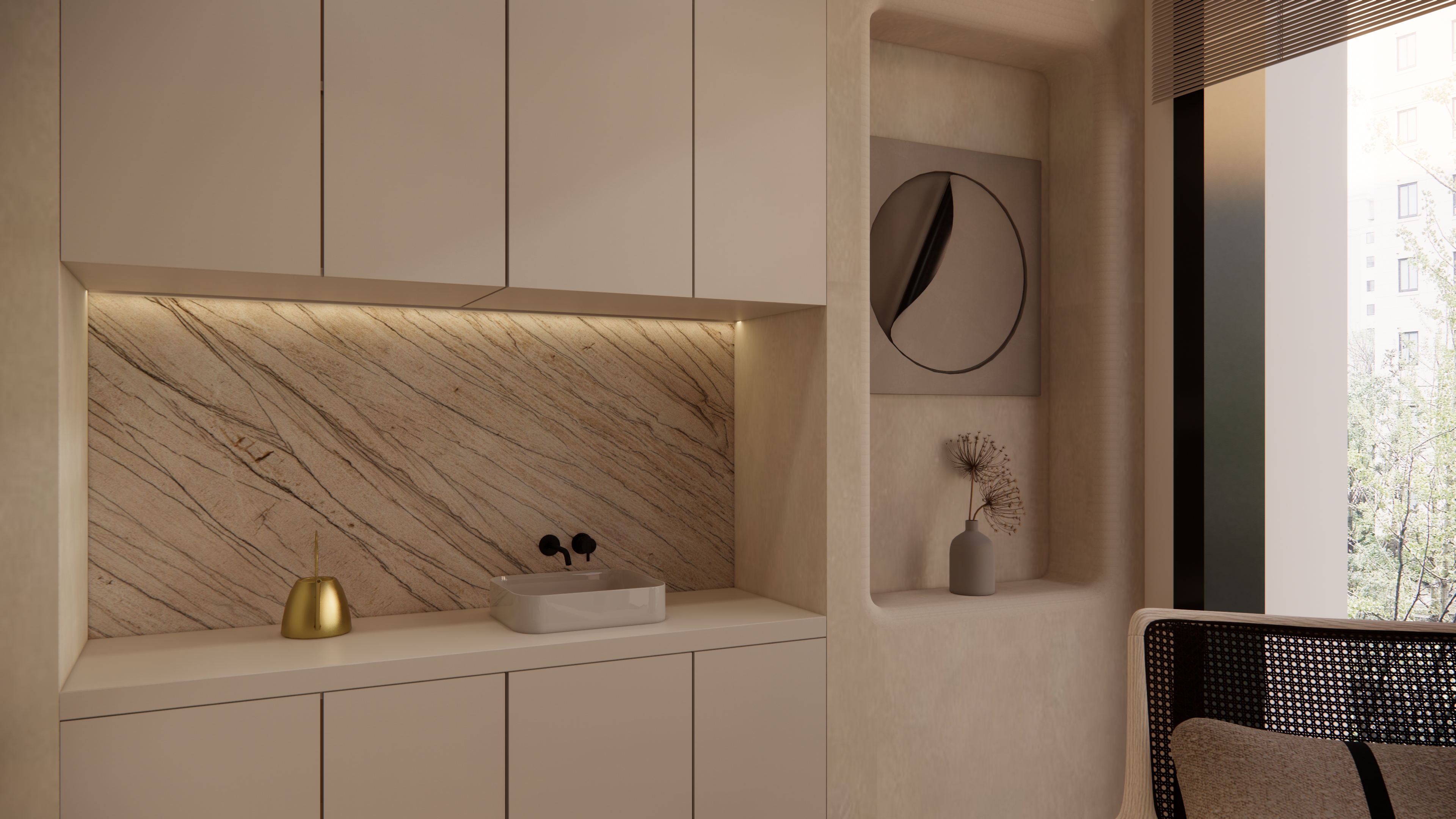 《乐也》SPA 推拿精油店空间设计-7