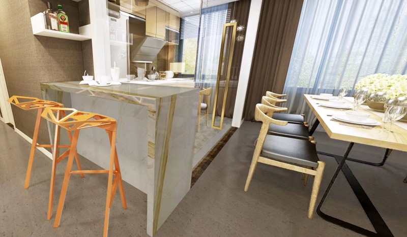 白金系列 | 现代简约风的金丝雅士白设计-35