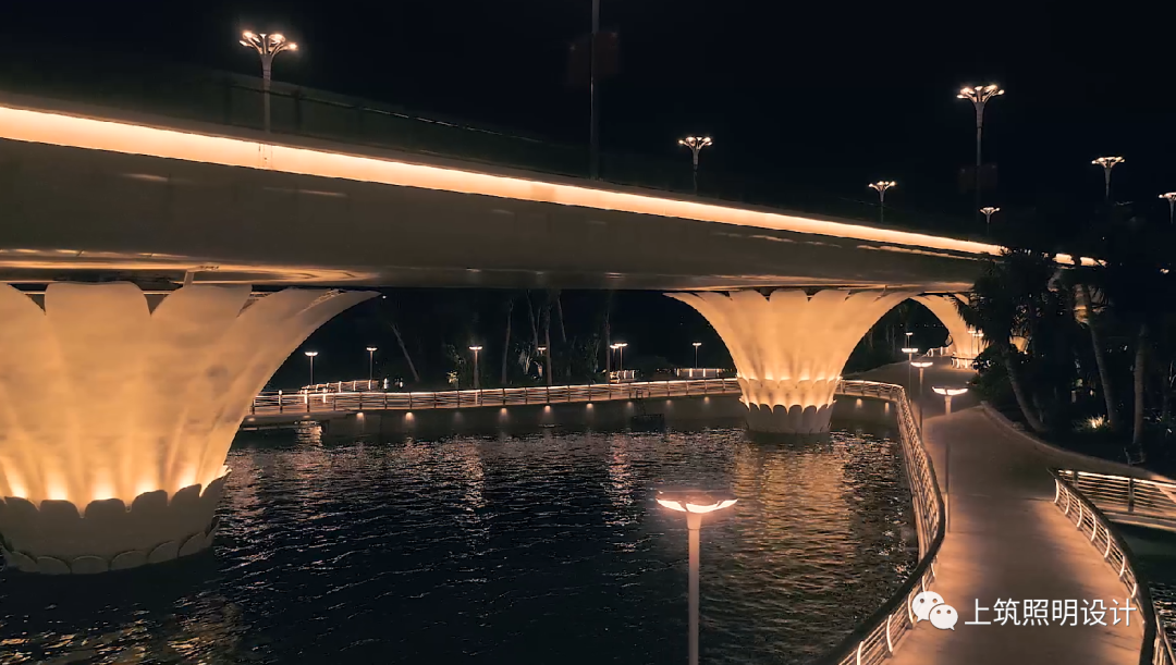 上筑国际照明设计 | 恒大海花岛入岛桥梁 | 浪漫花桥，光影交织-80