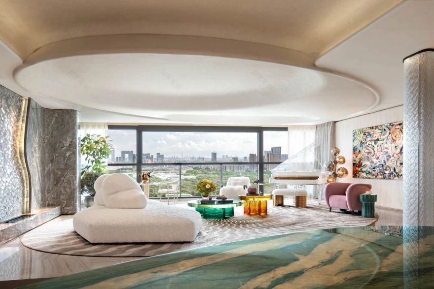 广佛中海 · 大境丨中国广州丨硬装HBA,软装DAS大森设计-12