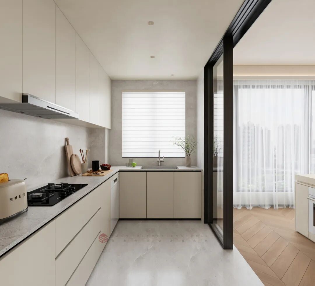 思舍全案|暖木与柔色织就的质感居所-25