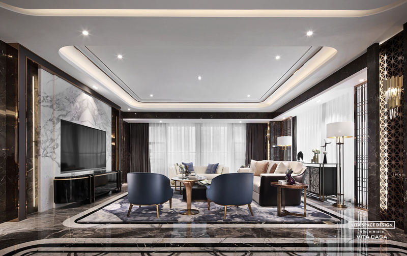 维塔设计|深圳宝中壹方玖誉现代低奢生活境-10