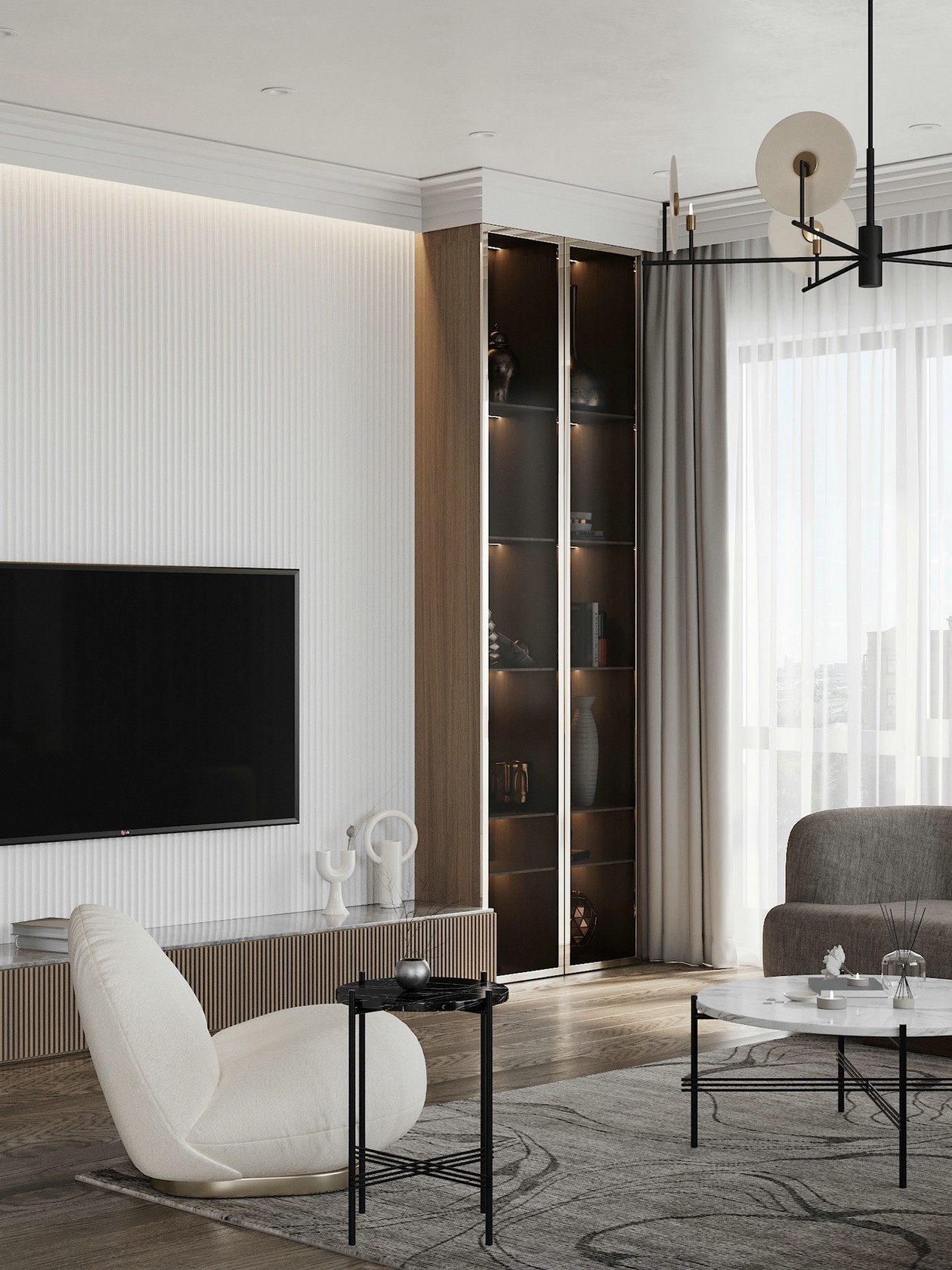 灰色系小空间公寓设计-3