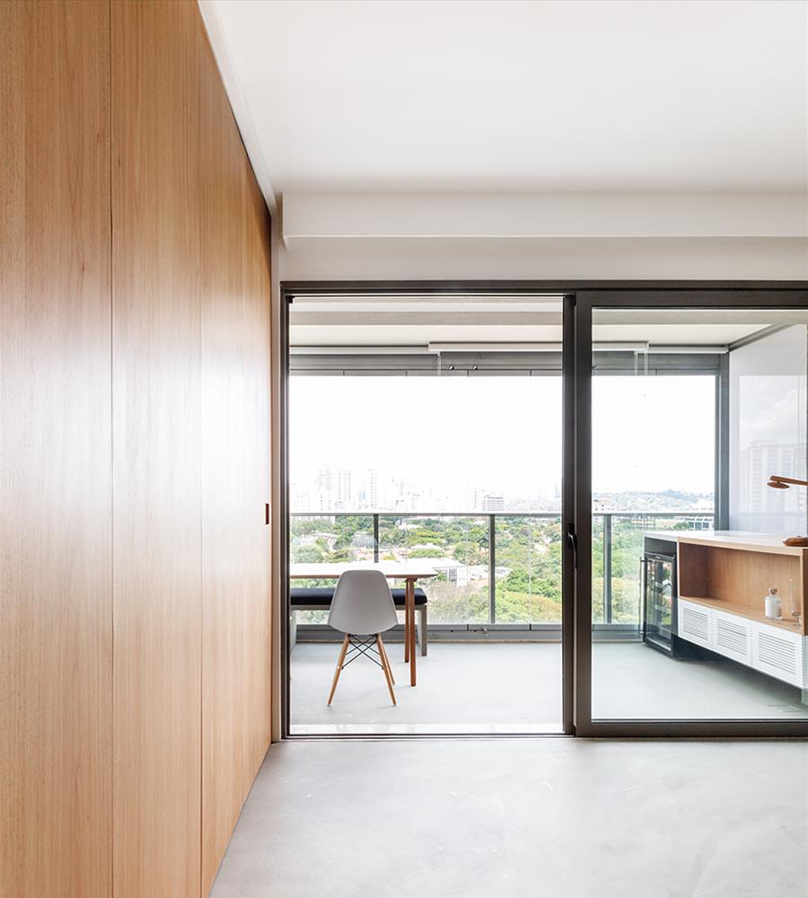 巴西 Euzébio 公寓 | 经济型设计下的多功能空间-1