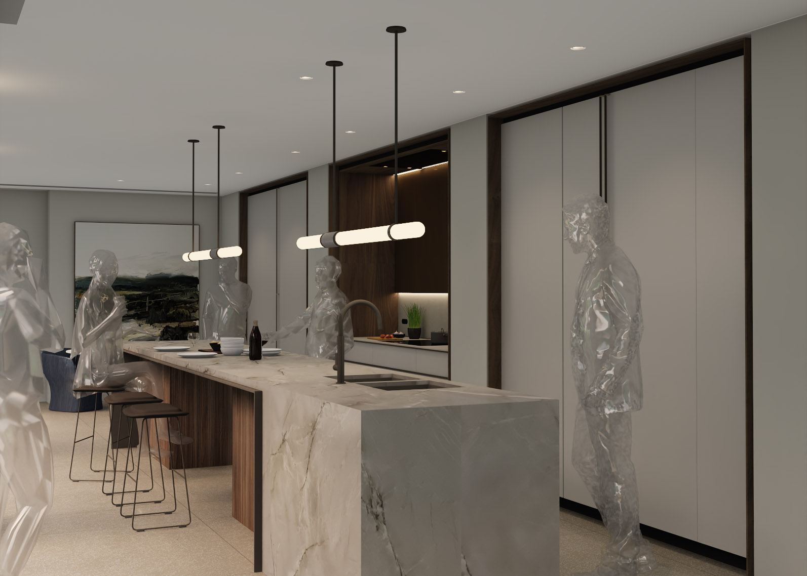 Evolving Kitchen Design: From the Working Triangle to Active and Passive Zones | Studio Minosa Interior design, kitchen and bathroom renovations.-1