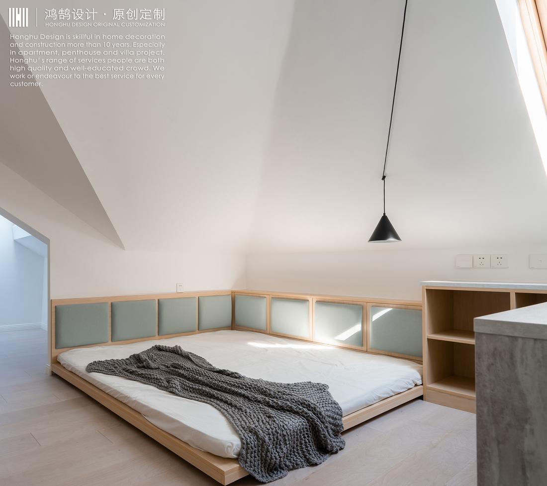 折叠楼梯变直线，小阁楼变时尚现代居-6