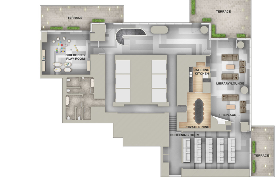 Herzog＆de Meuron设计--56 Leonard Penthouse顶层公寓-116