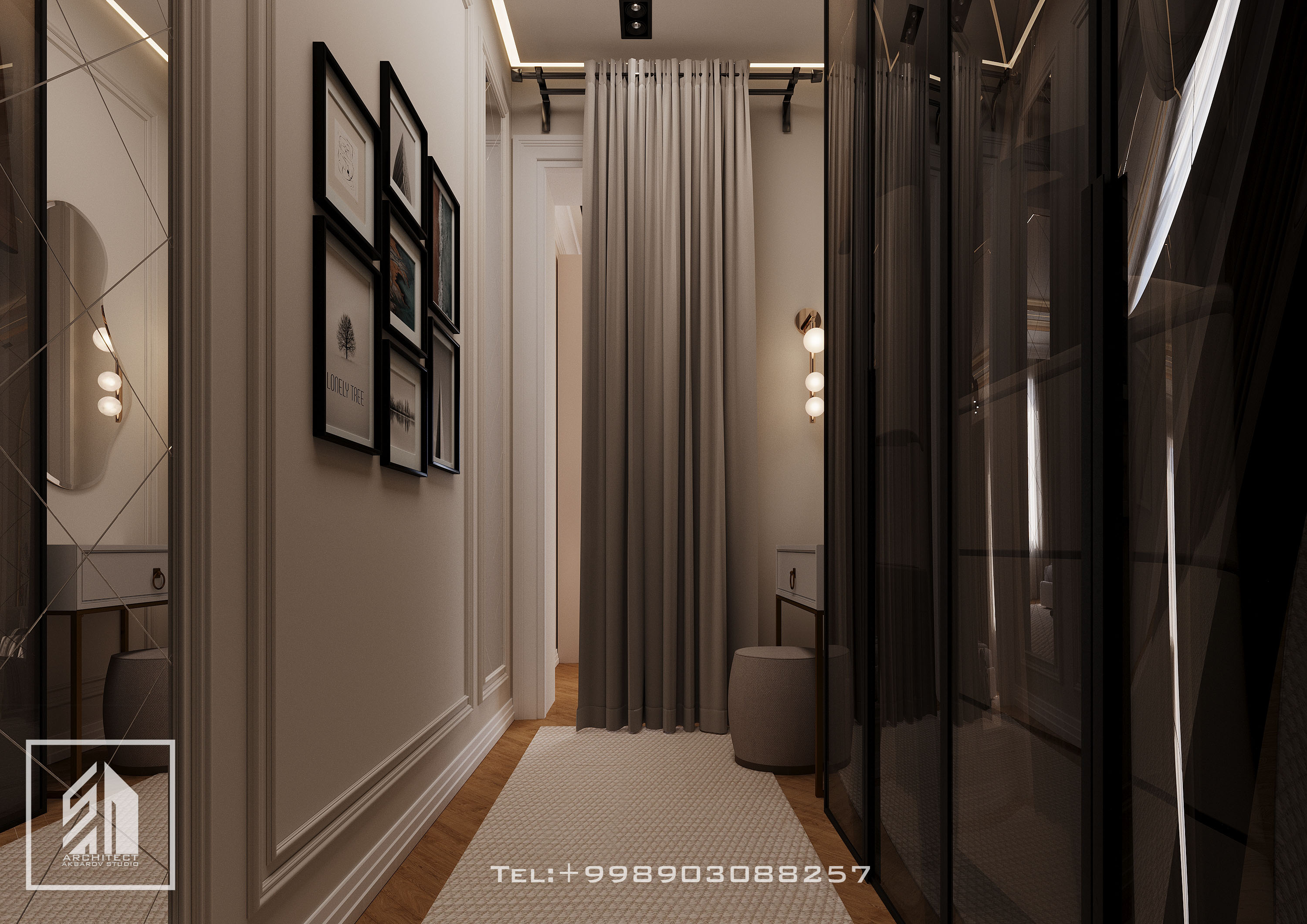 Girls room neoclassical design-5