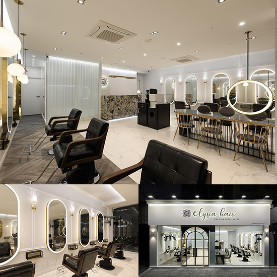 现代简约 36 平美容室设计 打造金色与白色的精致空间-1