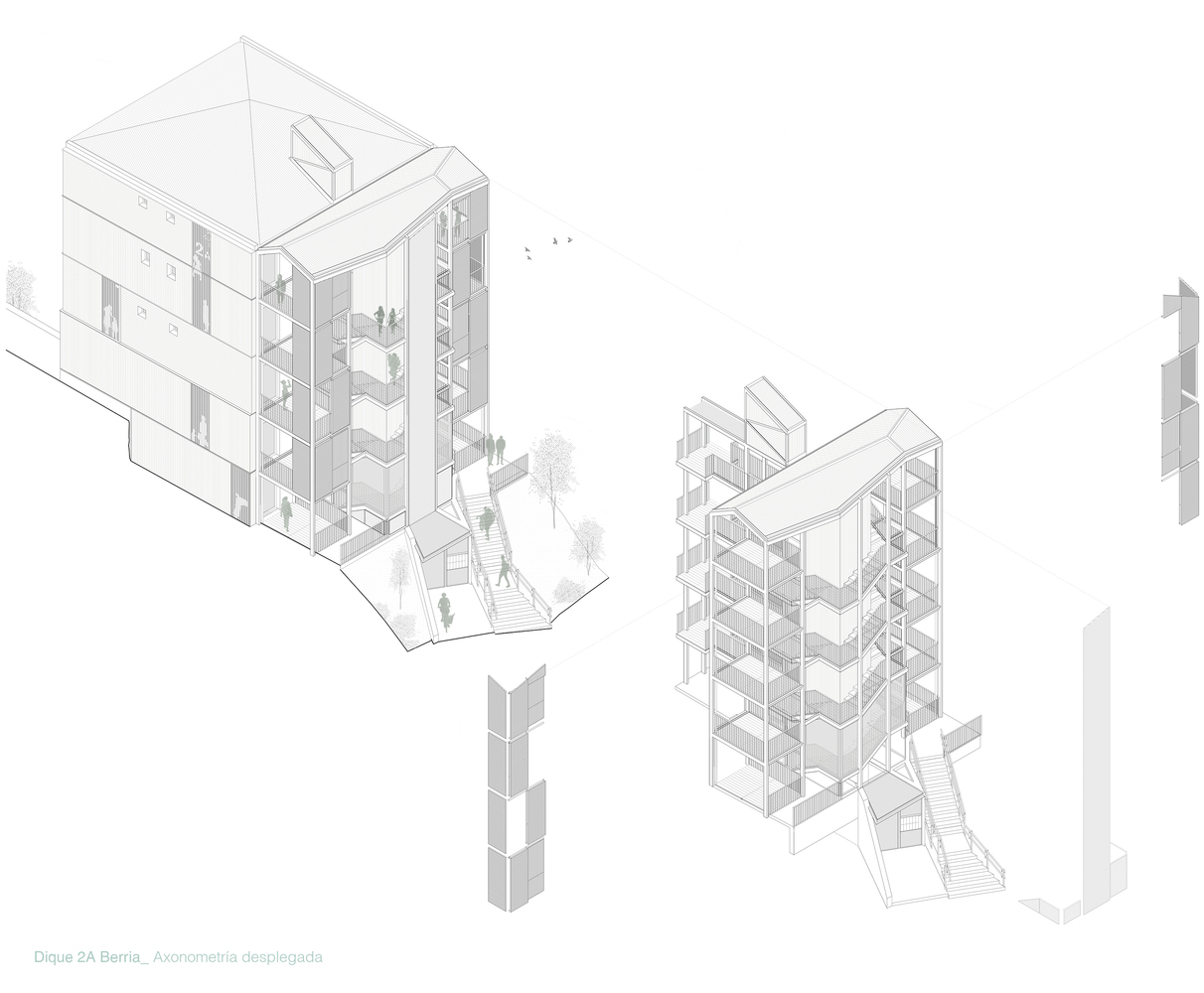 河滨重生 · 2A Dique 街老建筑翻新丨西班牙丨Behark-50