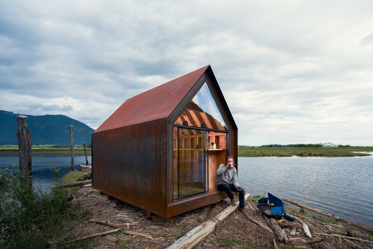 Tiny Corten Steel Cabin Gets More Beautiful With Each Passing Day-9