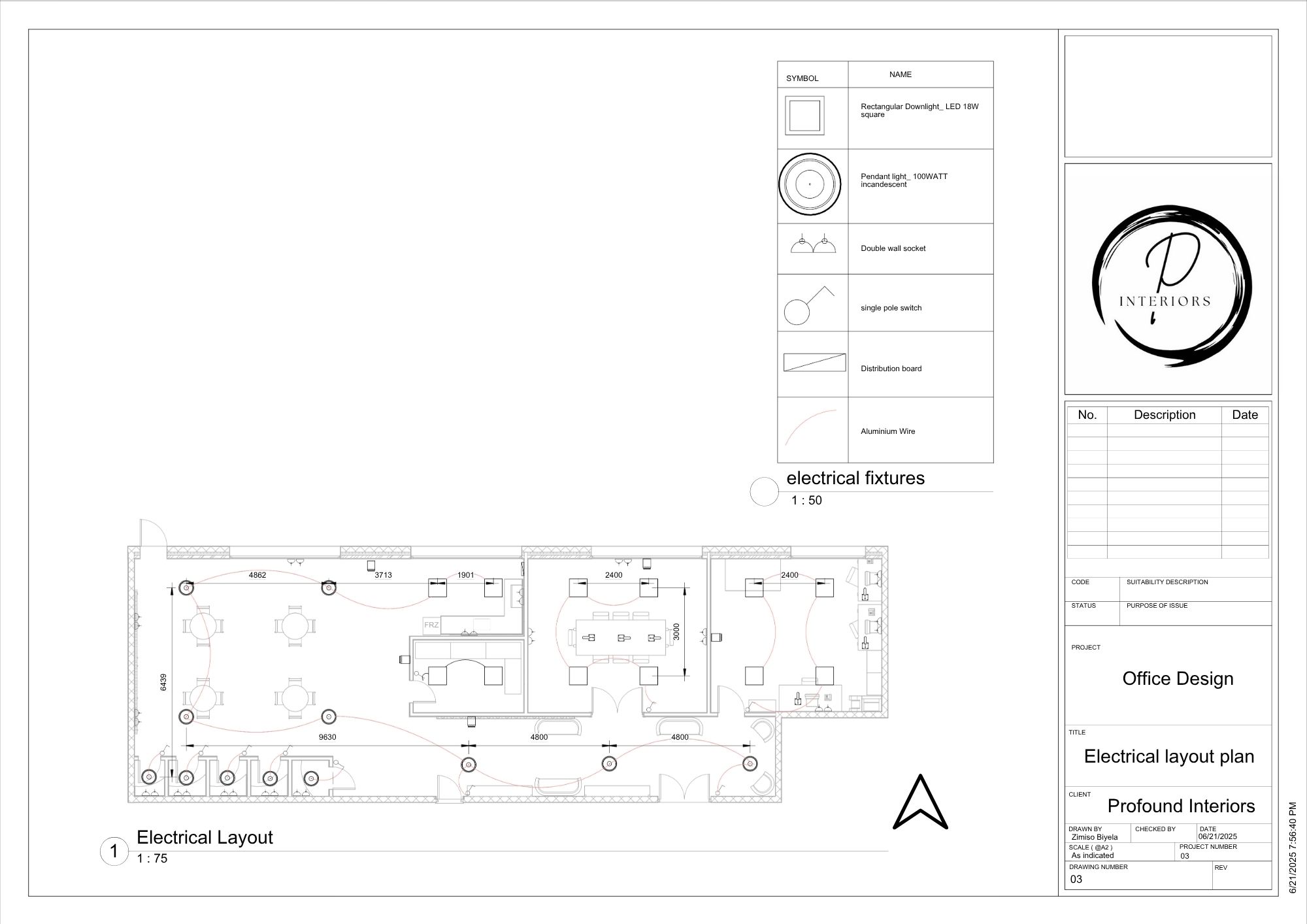 Office Design Technical Drawing-4