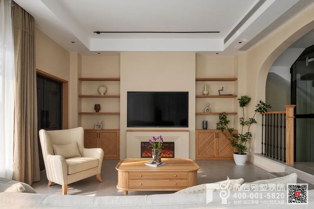 400㎡现代原木别墅-16