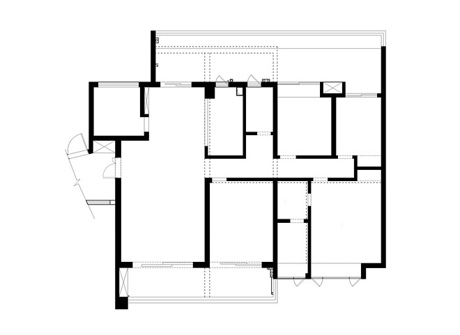 60万元四居及以上168平米装修案例-11