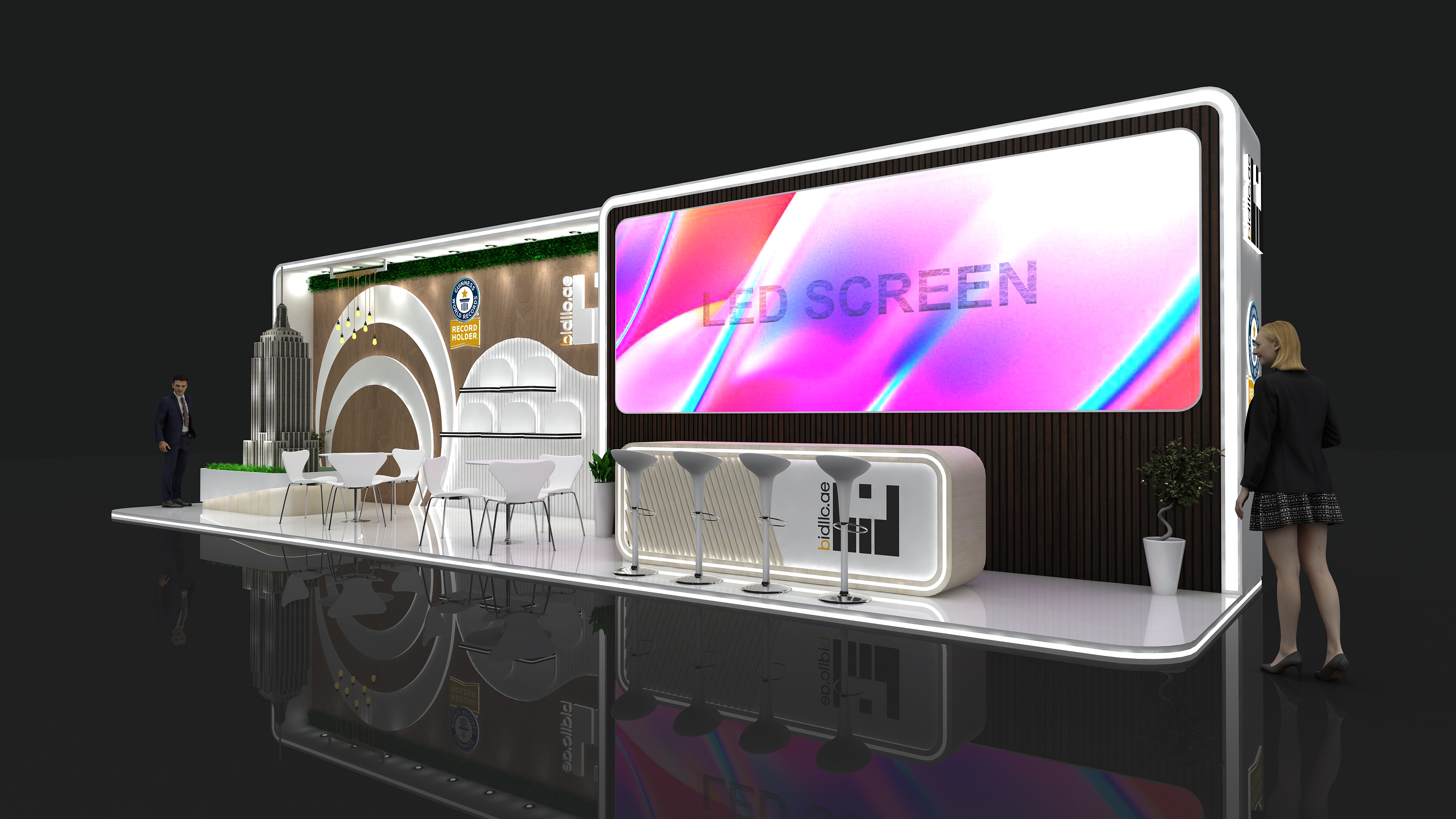 BIDLLC 12X3M STALL DESIGN IN SAUDI-2