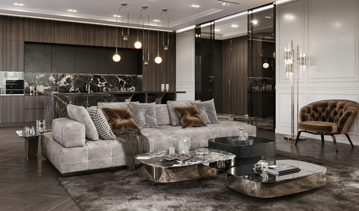 高级灰色系住宅设计 实力演绎低调奢华！-3