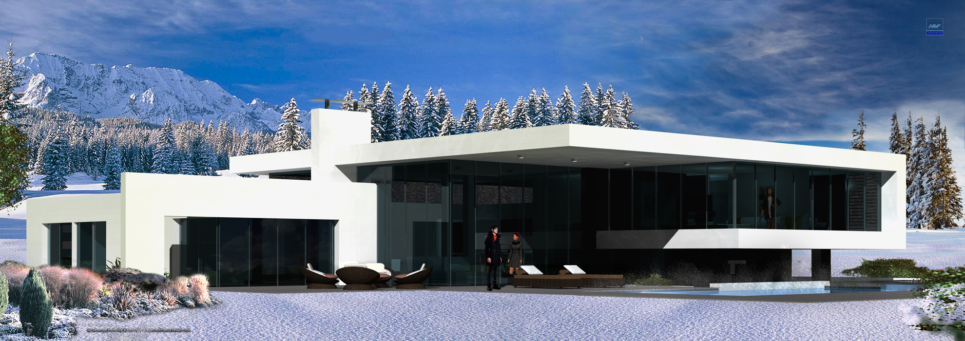 古格希尔豪斯 | 极简主义豪华别墅设计-11