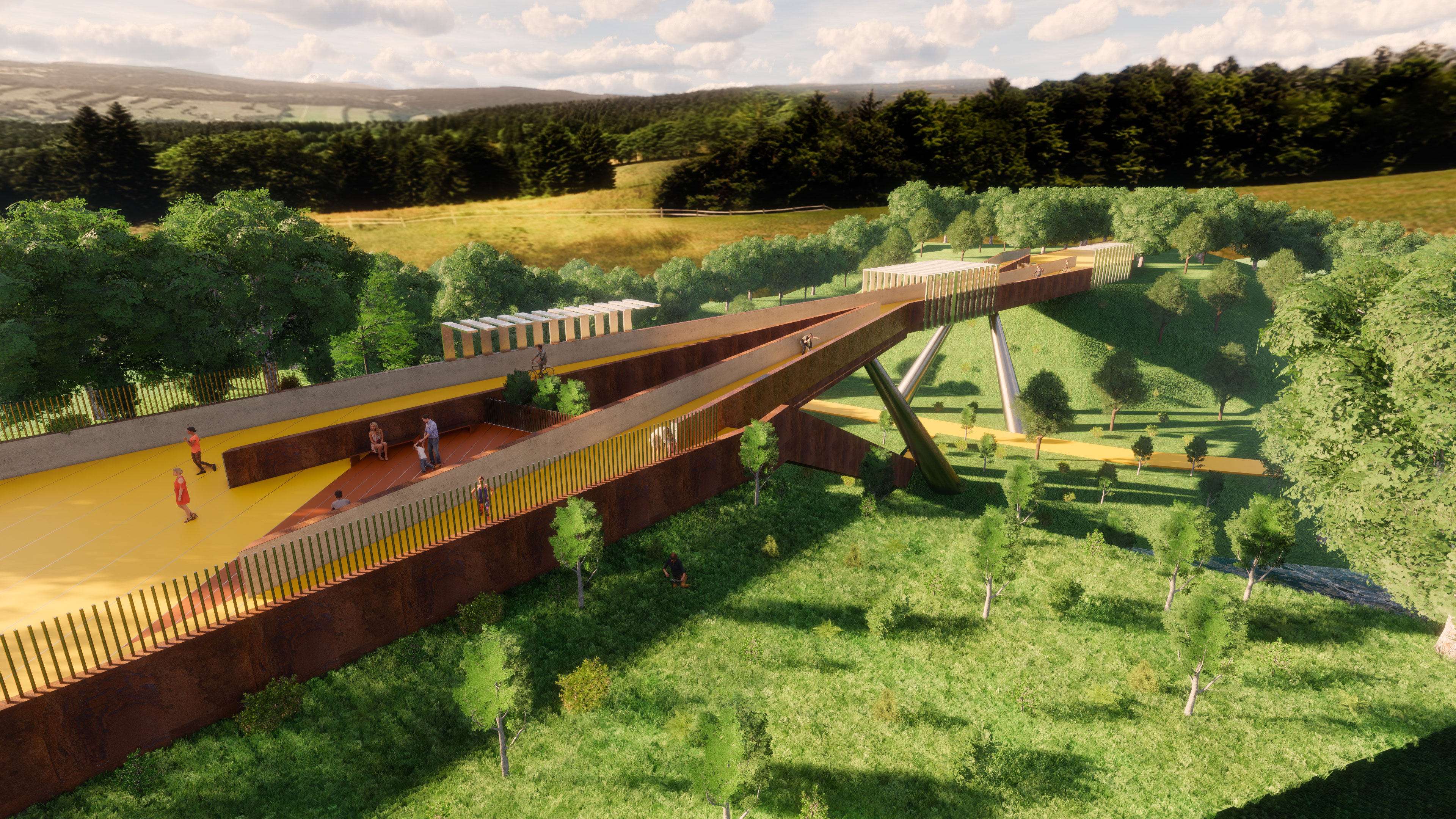 Pedestrian and cycle walkway | FELICE TAVOLARIO-6