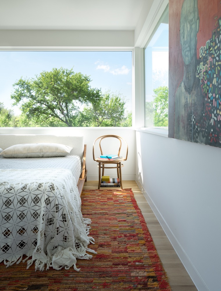 美国奥斯汀山坡上的现代乡村家园-51