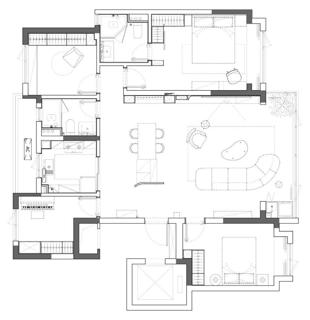 【菲拉设计】精装房改造 · 飞鸟丨中国杭州丨菲拉设计(FLY DESIGN)-91