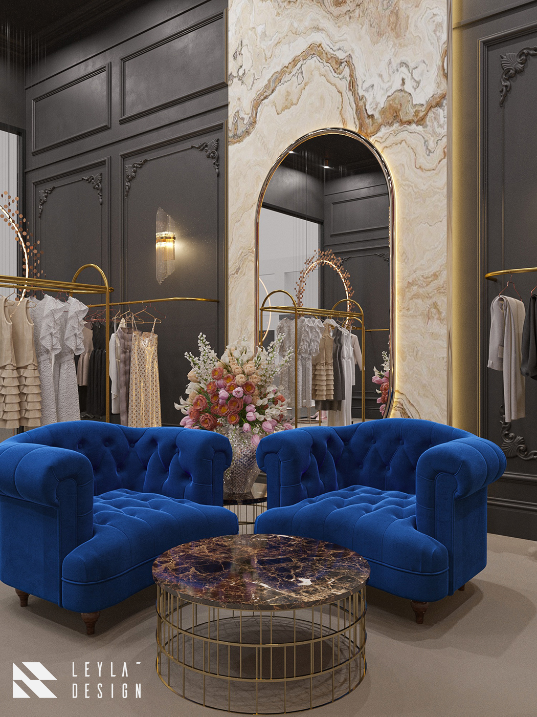 MIA BELLA 服装店丨阿联酋迪拜丨leyla design-8