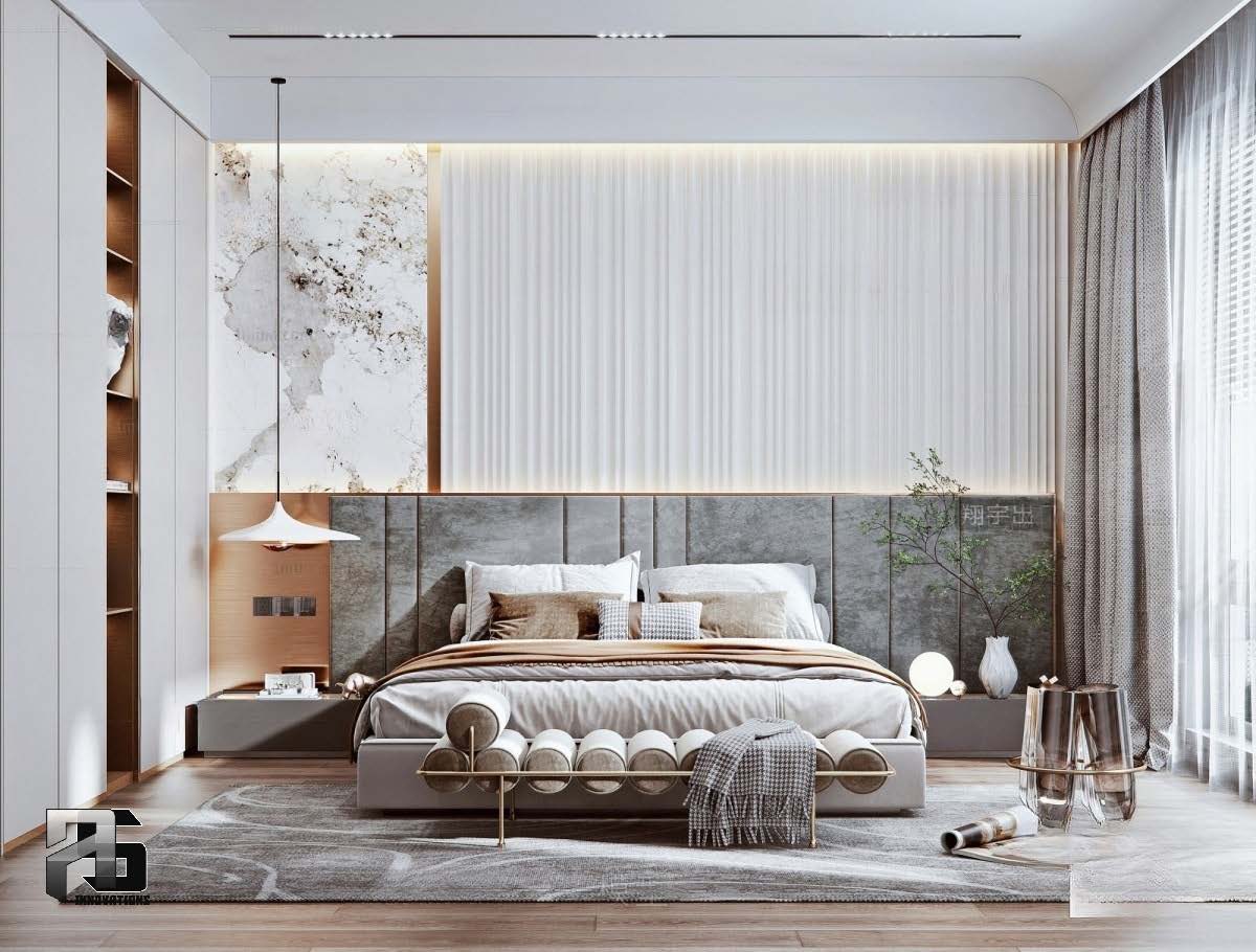 Bedrooms 3d modern styles-16