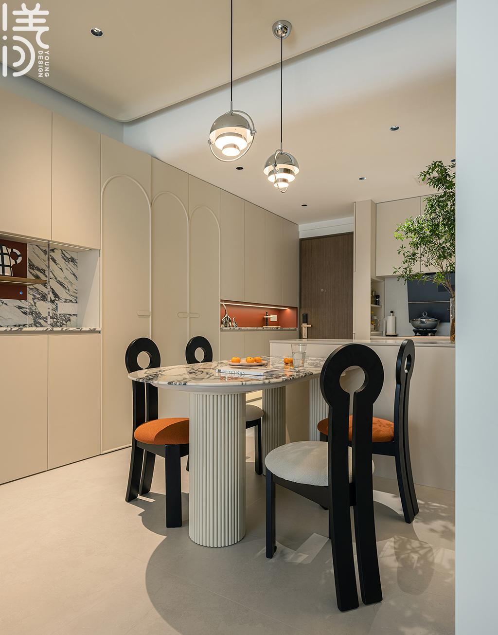 奶香可可平层丨中国深圳丨深圳漾空间设计有限公司-68