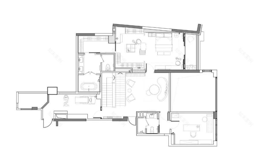 都会主义的空间叙述新技 – 顶层复式公寓室内改造丨中国上海丨上海境物建筑设计咨询有限公司-44
