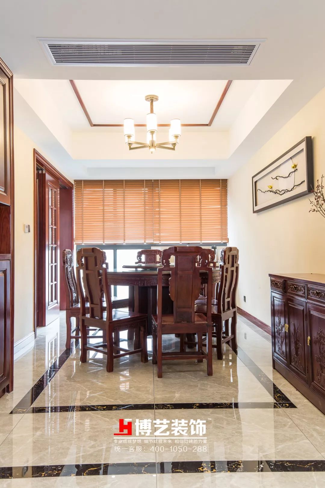 《暗香》张越——简约中式样板房设计-15