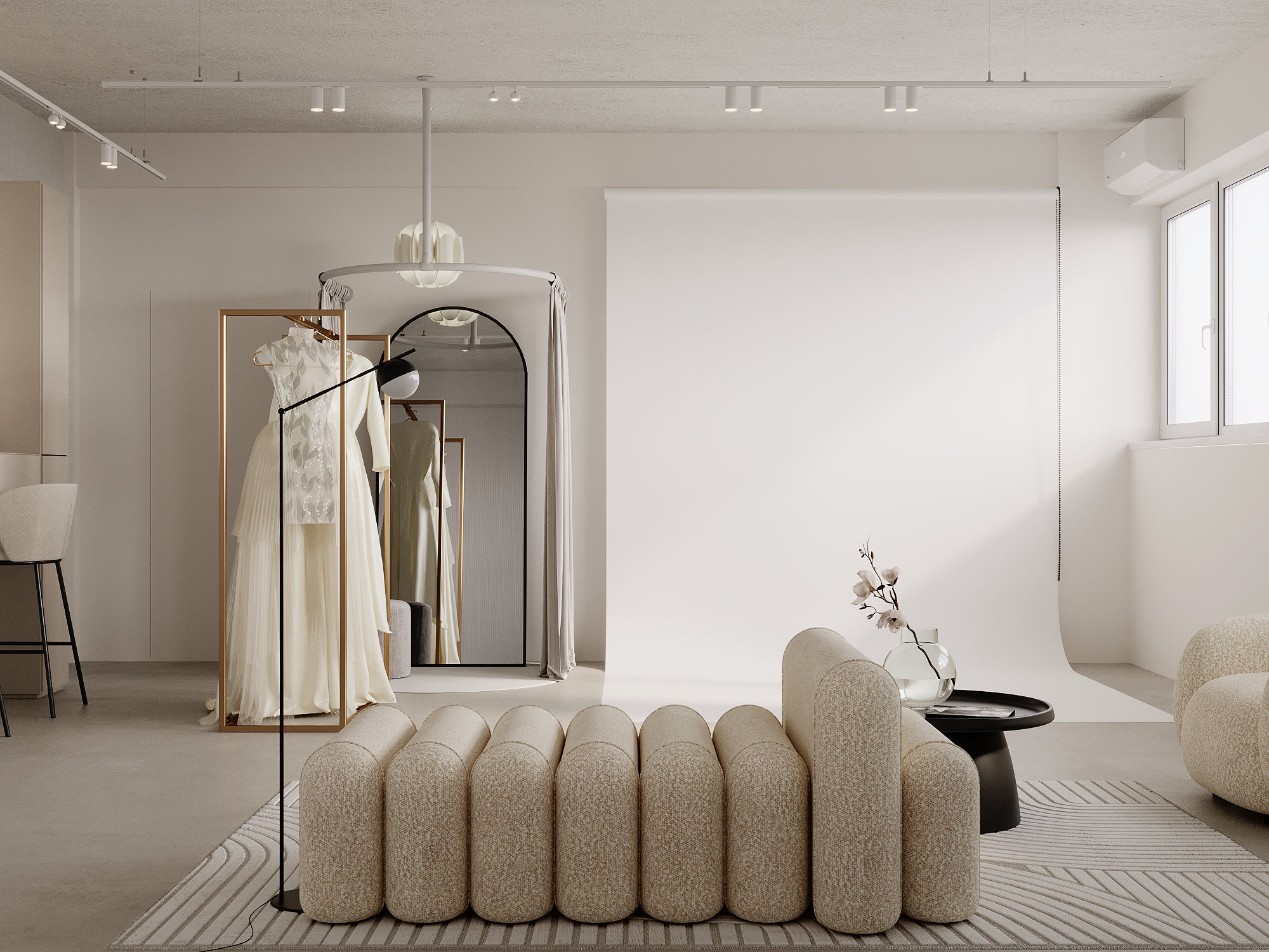 Wedding salon and photostudio 设计丨乌克兰切尔诺夫策丨PasteliInteriors 设计工作室-17