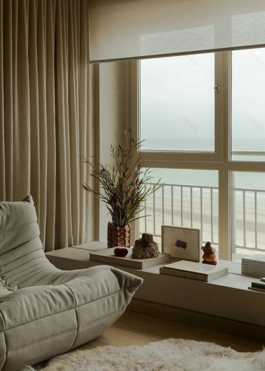 比利时 40㎡开放式海景公寓丨Tjip Studio-9