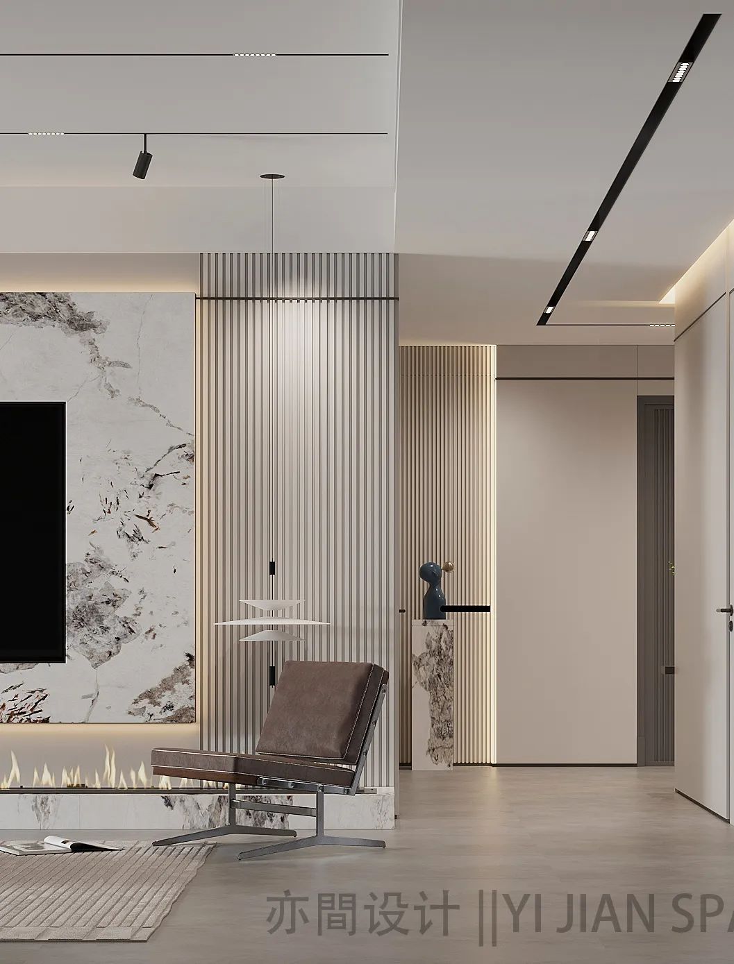 丽都水岸现代简约风家居设计丨亦間设计-17