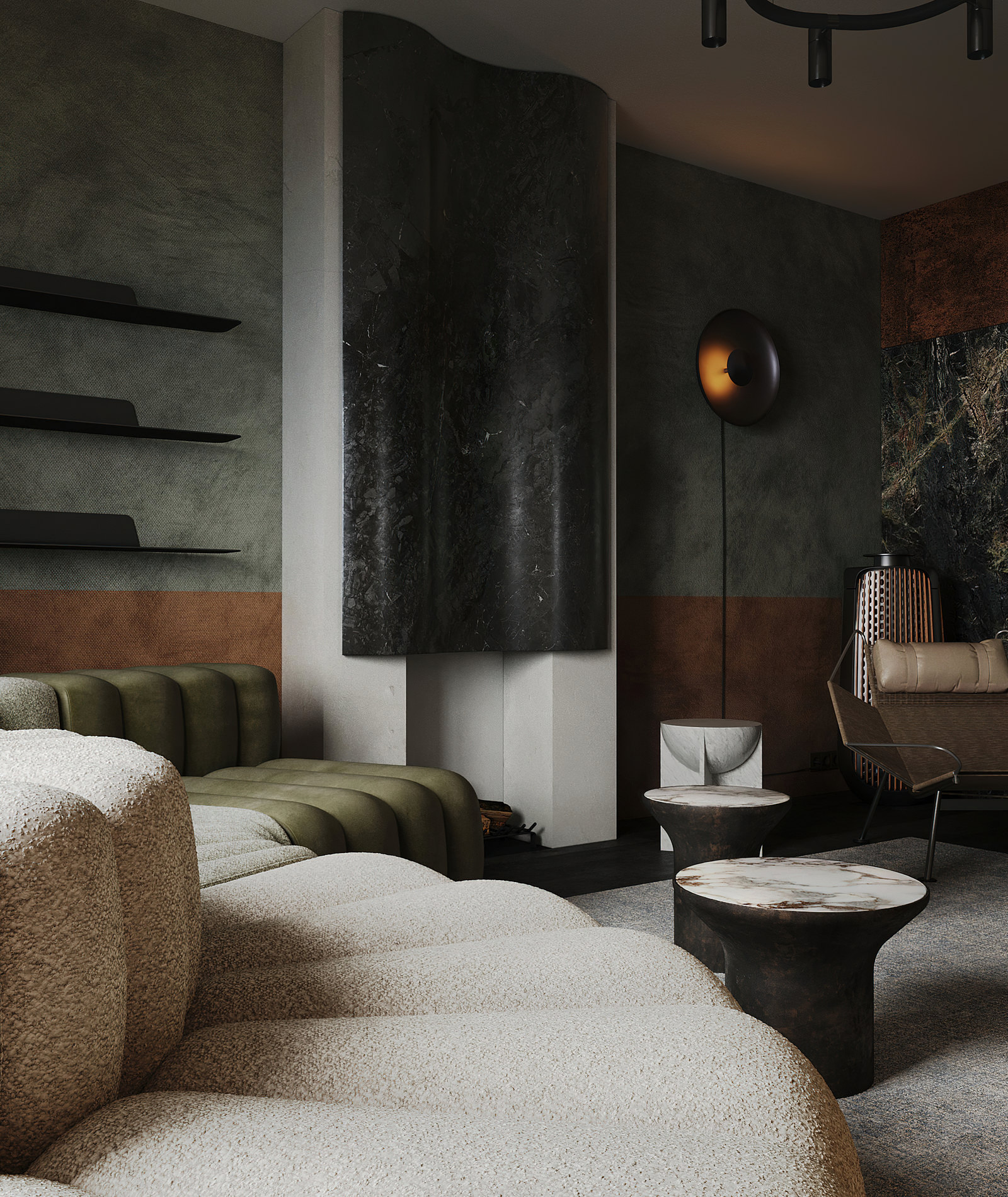 马德里公寓室内设计丨西班牙马德里丨Puntofilipino-20