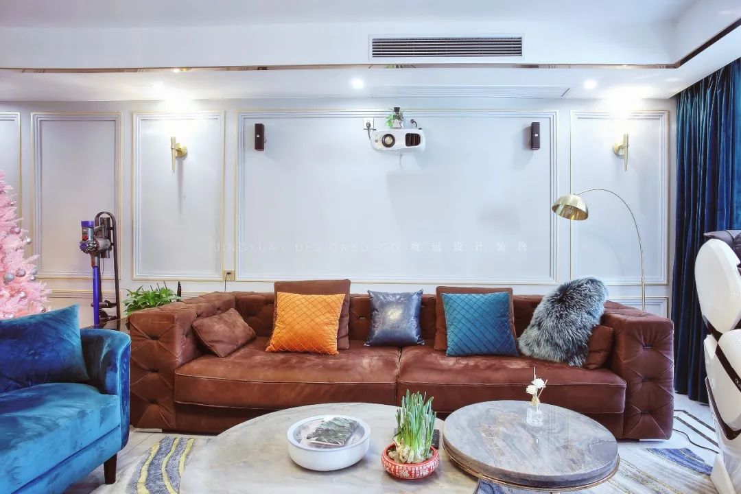 境远装饰 | 150㎡轻奢风,浓浓的艺术气息-25